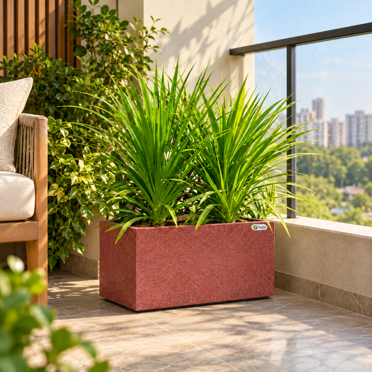 Roto Molded Planters - Rectangle - Redstone