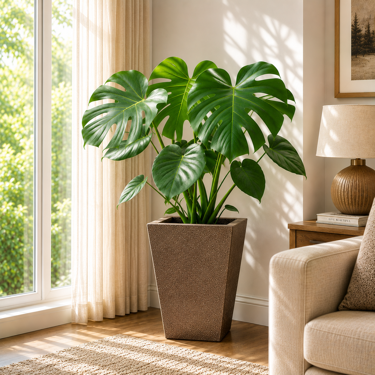 Roto Molded Planter - Vertical__Coffeestone