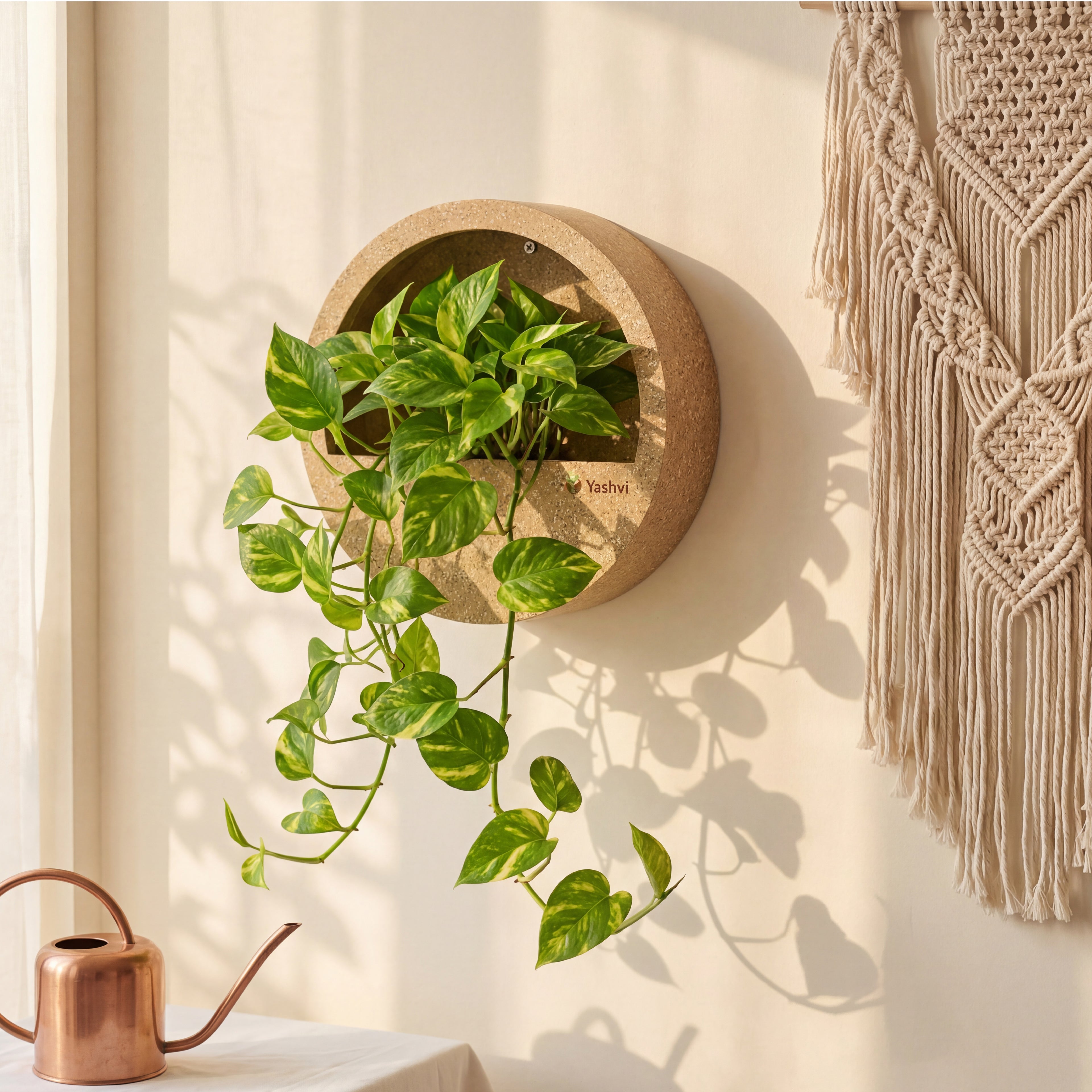 Half Moon Wall Mount Planter