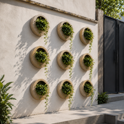 Full Moon Wall Mount Planter Sandstone