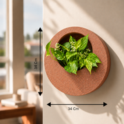 Full Moon Wall Mount Planter Redstone
