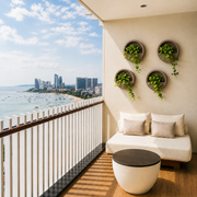 Half Moon Wall Mount Planter - Coffeestone