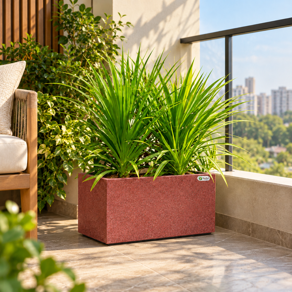 Roto Molded Planters - Rectangle - Redstone