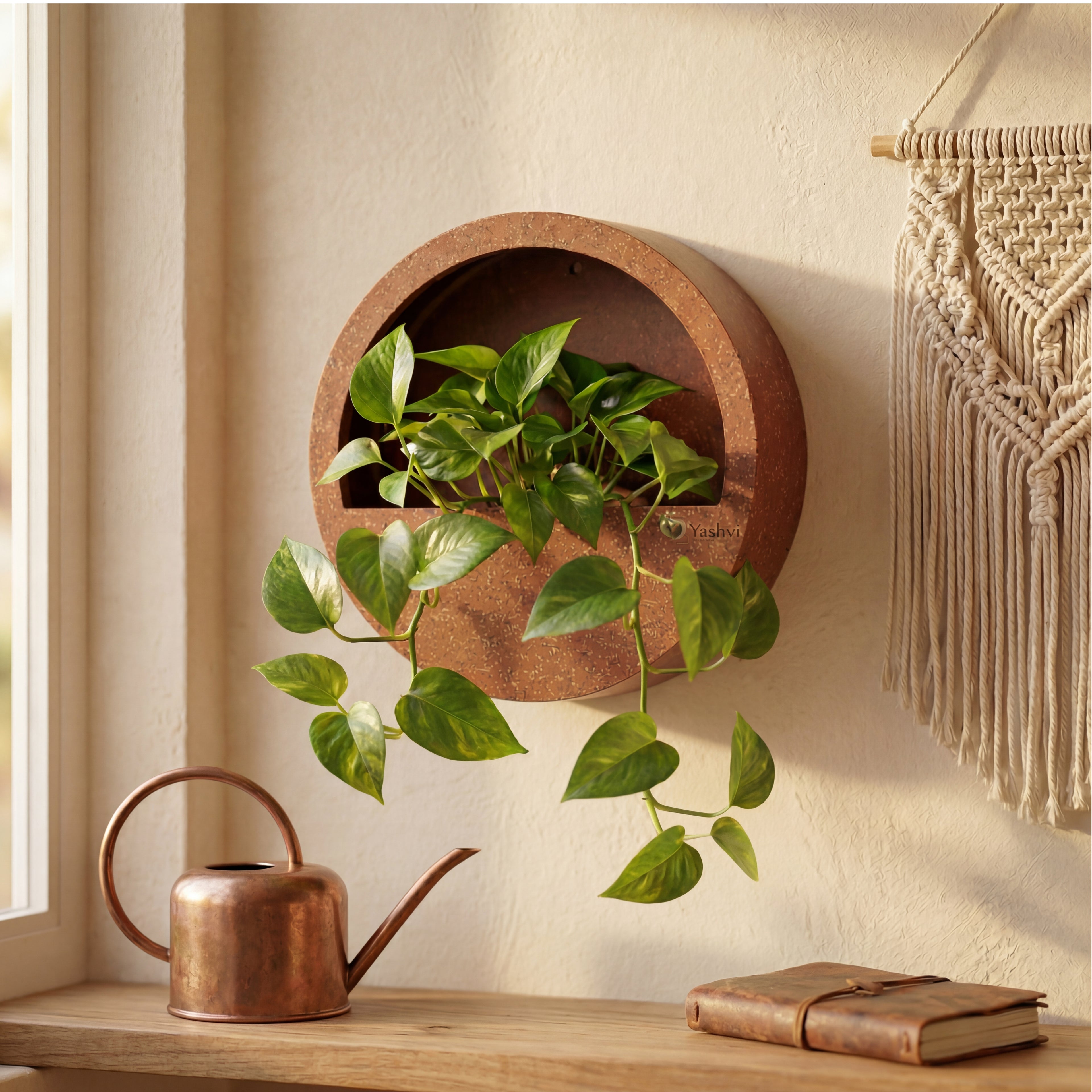 Half Moon Wall Mount Planter