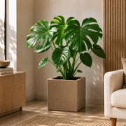 Roto Molded Planter - Square__Greystone
